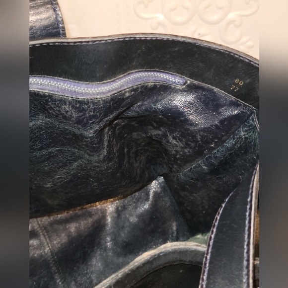 Gucci GG INTERLOCKING NAVY CLASP SHERRY WEB 1960 Shoulder Bag Authentic Bag - Picture 13 of 17